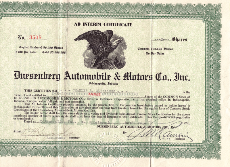 Illustration for article titled A Reader Sent Me An Amazing Gift: 10 Shares Of Defunct Automobile Brand Willys-Overland
